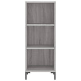 Sideboard Grey Sonoma 34.5x32.5x90 cm Engineered Wood 828738
