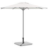 5 Piece Garden Parasol Base Set Granite and Steel 3318586