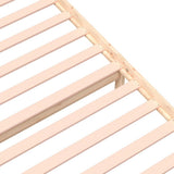 Bed Frame without Mattress Solid Wood 75x190 cm Small Single Small Single 814909