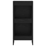 Book Cabinet Black Oak 40 x 30 x 86.5 cm Engineered Wood 886360