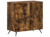 Bathroom Storage Cainet BREDA Smoked Oak 59.5 x 31 x 80 cm 897500