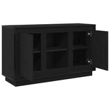 Sideboard Black Oak 102 x 35 x 60 cm Engineered Wood 862815