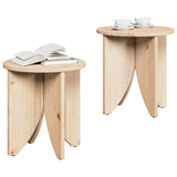 Coffee Table 2 pcs Natural 873544