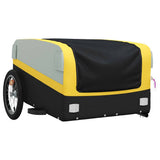Bike Trailer Black and Yellow 45 kg Iron 94043