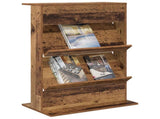 Magazine Rack Old Wood 70 x 41 x 96 cm Engineered Wood 899541