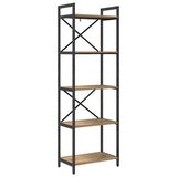 Bookshelf 5-Tier 56 x 34 x 171 cm Engineered Wood Artisan Oak 883867