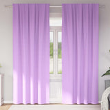 Blackout Curtains Purple Polyester 4107492