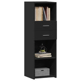 Highboard Black 40x42.5x124 cm Engineered Wood 846160