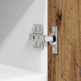 Hanging Cabinet 2 pcs Old Wood and White 30 x 31 x 40 cm 884127
