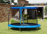 8ft Trampoline with Safety Enclosure Net, Steel Frame Outdoor Trampoline, with Edge, Safety Cover T3398P349143