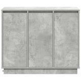 LED Sideboard Concrete Grey 90 x 32 x 75 cm Engineered Wood 869677