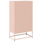 ZNTS Highboard Pink 68x39x123 cm Steel 853357