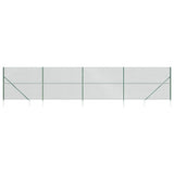 Chain Link Fence with Spike Anchors Green 1.4x10 m 153923