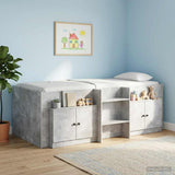 Bed Cabinet 2 pcs Concrete Grey 66 x 35 x 48 cm Engineered Wood 893718