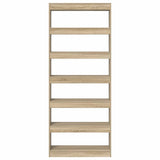 Book Cabinet Sonoma Oak 80 x 30 x 198 cm Engineered Wood 3333918