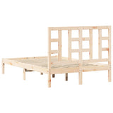 Bed Frame without Mattress 120x190 cm Small Double Solid Wood 3105375