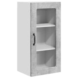 Wall Glass Cabinet LUCCA Concrete Grey 40 x 31 x 80 cm 884991