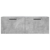 Wall Cabinet Concrete Grey 100x36.5x35 cm Engineered Wood 830160