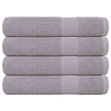 Sauna Towels "FROGN" 4 pcs Grey 80x200 cm 360 gsm 136840
