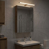 Bathroom Mirror Cabinet Artisan Oak 40 x 10.5 x 60.5 cm 889038