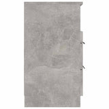 Bedside Cabinets 2 pcs Concrete Grey Engineered Wood 811241