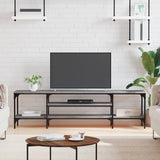 TV Cabinet Grey Sonoma 161x35x45 cm Engineered Wood&Iron 831811