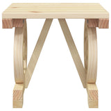 Garden Dining Set Natural wood Solid fir wood Standard Durable 3207139
