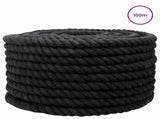 Rope Black 2 x 2 x 10000 cm Cotton 42011826