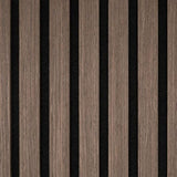 ZNTS WallArt Aku Acoustic Wall Panels Dark Oak 4 pcs 447594