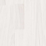3103994 Bed Frame without Mattress White Solid Wood 120x200 cm