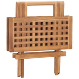Folding Garden Table 50x50x50 cm Solid Teak Wood 315454