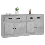 Sideboards 2 pcs Concrete Grey Engineered Wood 3185267