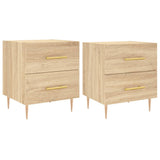 Bedside Cabinets 2 pcs Sonoma Oak 40x35x47.5 cm Engineered Wood 827283