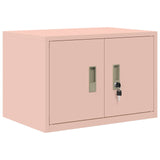 Storage Cabinet 2 pcs Pink 60 x 40 x 130 cm Steel Lockable 3438688