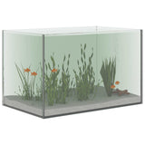 Aquarium with Storage Transparent 40 x 25 x 25 cm Glass 42020381