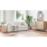 Area Rugs HUARTE Sand 140 x 200 cm Polyester 4103778