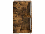 Side Shelf Smoked Oak 33 x 32 x 70.5 cm Engineered Wood 892412
