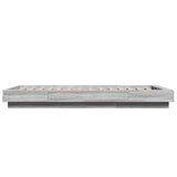 Bed Frame with LED Grey Sonoma 80 x 200 cm Engineered Wood 3429585