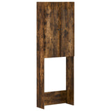 Toilet Cabinet ALKMAAR Smoked Oak 66 x 25.5 x 190 cm 896260