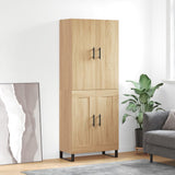 Highboard Sonoma Oak 69.5x34x180 cm Engineered Wood 3195814