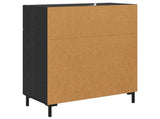 Sideboard Black Oak 69.5 x 34 x 90 cm Engineered Wood 882283