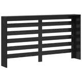 Radiator Cover Black Oak 149 x 20 x 82 cm Engineered Wood 869220