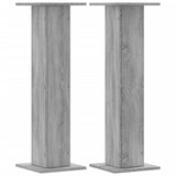 Speaker Stands 2 pcs Grey Sonoma 30x30x95 cm Engineered Wood 852677