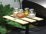 Charcoal BBQ, with Thermometer, Shelves and Wheels T3398P314719