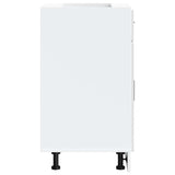 Kitchen Base Cabinet Porto High Gloss White Engineered Wood 853969
