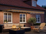 Manual Awning Frame with LEDs 3.5 x 2 m 3420773