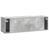 Wall-Mounted TV Cabinet 98 x 31 x 30 cm Concrete Grey 899238