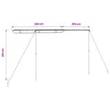 Camper & Caravan Awning 3.6x2.5x2.15 m Beige 148145
