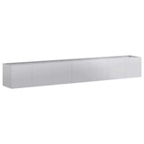 Planter 280x40x40 cm Galvanised Steel 860694