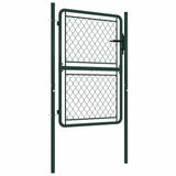 144405 Garden Gate Steel 100x150 cm Green